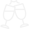 Icône représentant 2 verres de champagnes